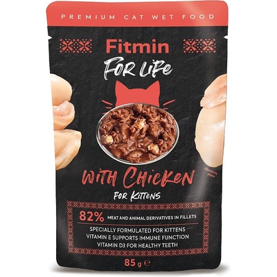 Fitmin Cat For Life Котешко пилешко 85 г