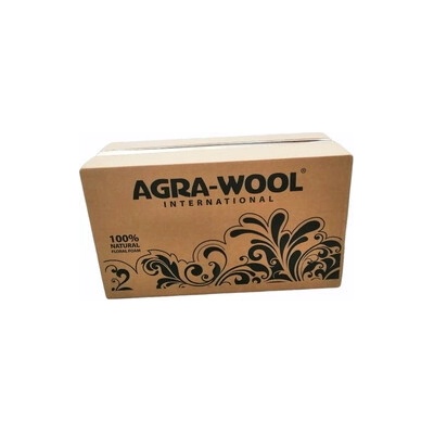 Agra-Wool Starting Block 100x100x65 mm, pěstební kostka s malou dírou 120ks box