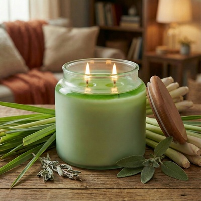 Pure Integrity Soy Candles Citrónová tráva Šalvia 454 g