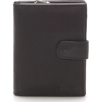 Delami Kožená černá peněženka 101 černá