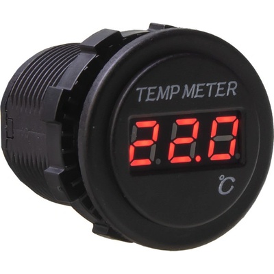 Digitální teploměr 12/24V červený | Zboží Auto