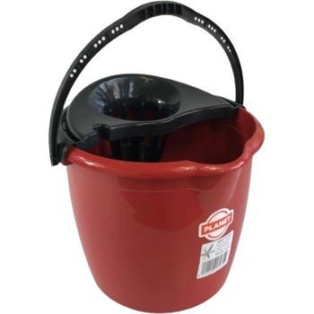 Image 1 of КОФА С ЦЕДКА КРЪГЛА 13Л ЧЕРВЕНО (up627)