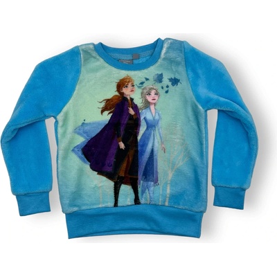 Disney dievčenské zateplená fleecová miklina Ledové králoství modrá