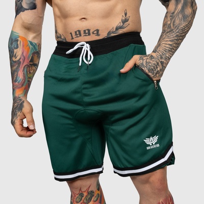 Iron Aesthetics Tréningové šortky Unleash zelené