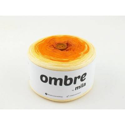 MILA Příze OMBRE Classic 1200m/3nitky M058R - Citrusy