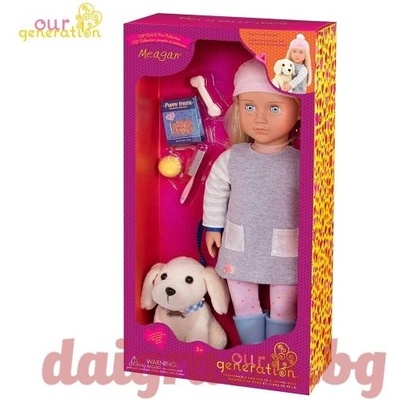 Our Generation Кукла Our Generation BD31242 - Меган с кученце (BTBD31242Z)