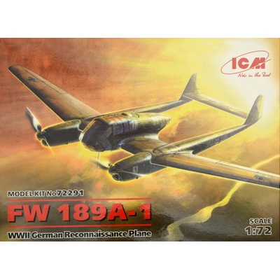 ICM Focke-Wulf Fw 189 A-1 German Reconnaissance Plane 1:72