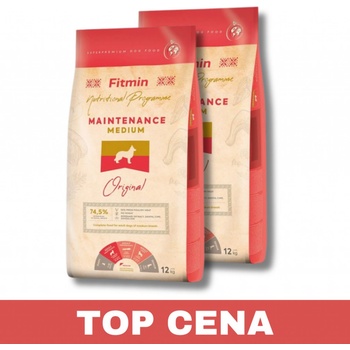 Fitmin dog medium maintenance 2 x 12 kg
