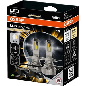 OSRAM LEDriving HL ALLSEASON 2HB H4 20W 2700/6000K