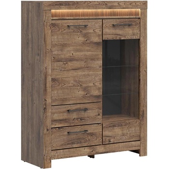 Витрина Torin REG1D1W2S дъб рибек