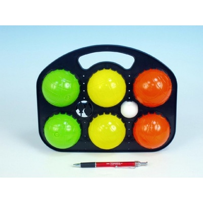 SMĚR HRA Petanque 6 koulí plast petangue koule sada