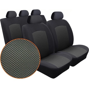 SIXTOL Калъфи за seat leon ii, 5 врати, от 2005 - 2012 г. , динамичен жакард тъмен sixtol