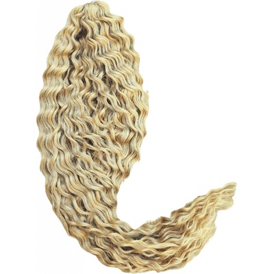 Ariel brčky kučeravé Crochet Braids Blond 56A: 75cm 300g