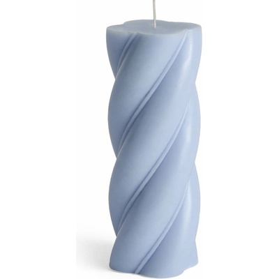 HAY Svíčka Soft Serve Light blue – 19,5 cm