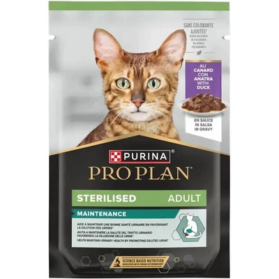 Pro Plan Cat Adult Sterilised Maintenance kachna ve šťávě 9 x 85 g