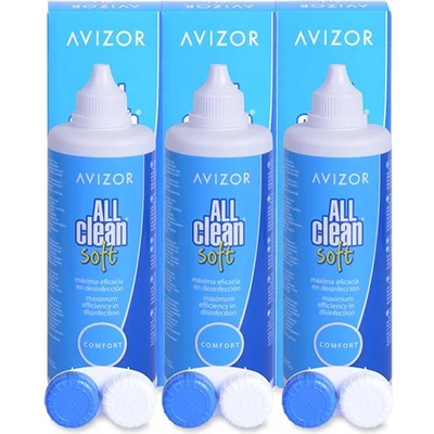 Avizor All Clean Soft разтвор 3 x 350 мл