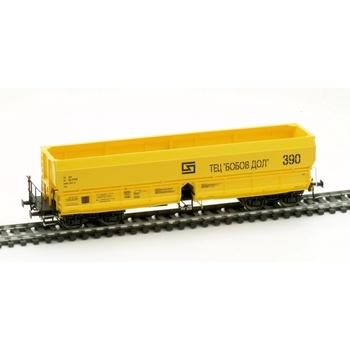 Image 1 of Albert Modell Саморазтоварващ се вагон БДЖ BG-TPPBD 6650 045-3, епоха VI, Fals, жълт, ТЕЦ " Бобов Дол" (665017)