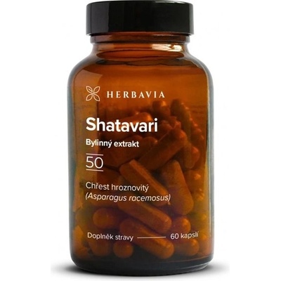Herbavia Shatavari extrakt 700 mg 60 kapslí