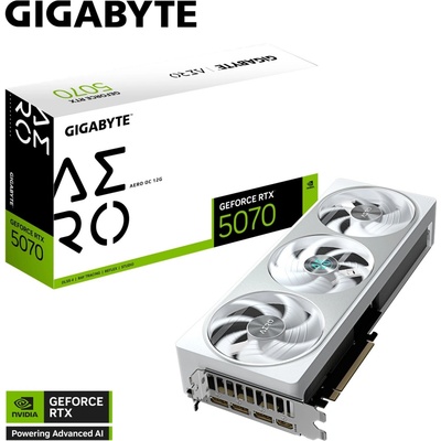 Gigabyte GeForce RTX 5070 AERO OC 12GB GDDR7 GV-N5070AERO OC-12GD