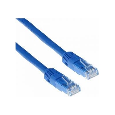 ActiveJet Мрежов пач кабел ACT U/UTP, CAT 6, RJ-45 - RJ-45, 1.0 m, Медни проводници, Син, EWENT-ACT-IB8601