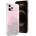 SwitchEasy Starfield Case - дизайнерски удароустойчив хибриден кейс за iPhone 12, iPhone 12 Pro (розов)
