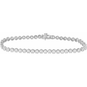 Eppi Strieborný náramok s lab-grown diamantmi Nixon BR44683