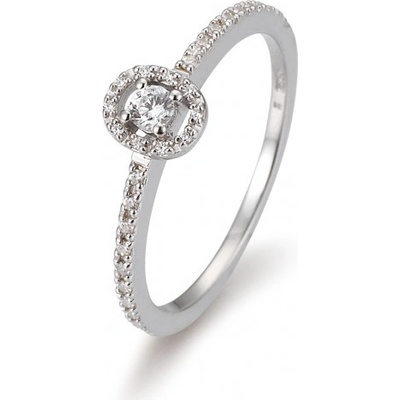 Sofia Diamonds Prsten bílé zlato s diamanty BE41 05801 W