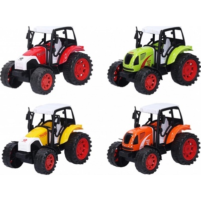 WIKY Traktor na zotrvačník 14cm žltá