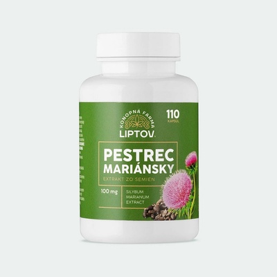 Konopná farma Liptov Ostropestřec mariánský 100mg 110 kapslí