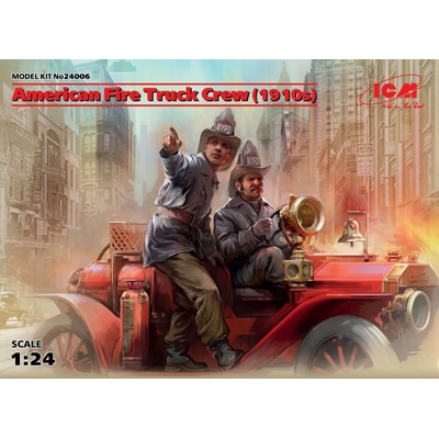 ICM American Fire Truck Crew 1910s 2 figúrky 1:24