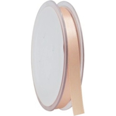 Oboustranná saténová stuha 10mm x 25m lososová