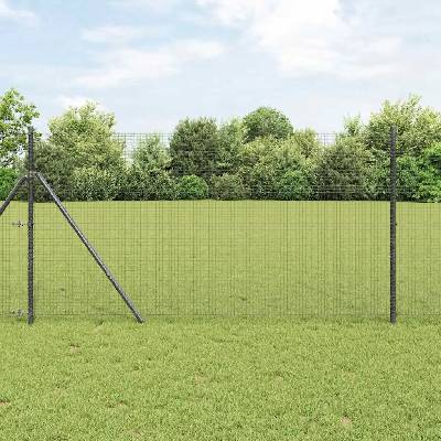 Oplocení drátěný plot šedý 1,4x50 m Ocel