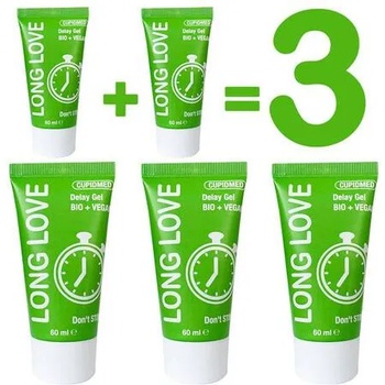 Image 1 of CUPID LABS 2 x Задържащ гел за мъже Long Love