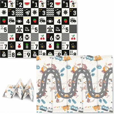 Vzdělávací skládací pěnová podložka 200 x 150 x 1 cm Nukido NK-341 734101 – Zbozi.Blesk.cz