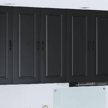 vidaXL Панел за миялна машина Kalmar Черно 80 x 31 x 100 см (884795)
