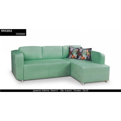 Rudi-an Ъглов диван Vendid BM, с ракла, разтегателен