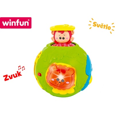 Mikro trading Míček veselý se zvířátkem 13 cm