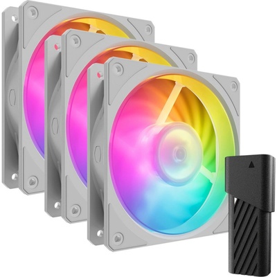 Cooler Master Mobius 120P ARGB White 3-pack MFZ-M2DW-243P2-R1