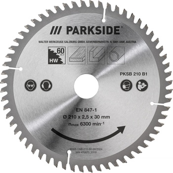 PARKSIDE Pilový kotouč PKSB 210 B1 (TRF pilový kotouč, 60 zubů)
