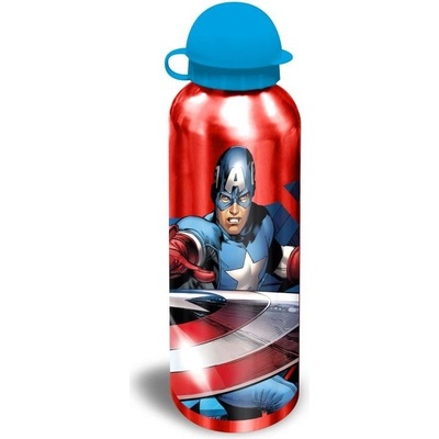 Euroswan ALU fľaša Avengers Kapitán Amerika Hliník Plast 500 ml