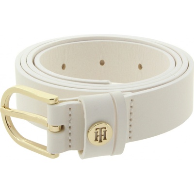 Tommy Hilfiger dámský kožený pásek white AW0AW09819-YCF-622