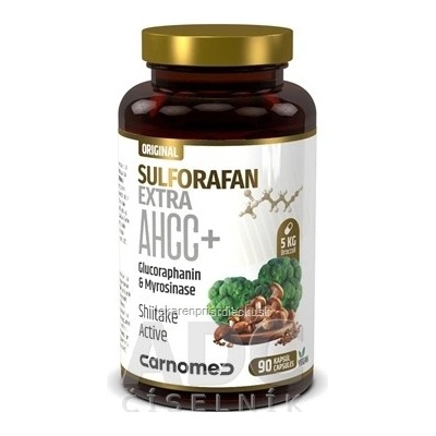 CarnoMed Sulforafan EXTRA AHCC+, 90 kapsúl