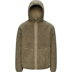K-Way Мъжко поларено яке K-Way Jack Sherpa Polar Double Fleece jacket - Green Army / Green Army - размер XL (005-6729-0314)