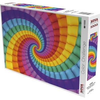 Nova Puzzle Пъзел Nova puzzle от 1000 части - Многоцветна спирала (40506)