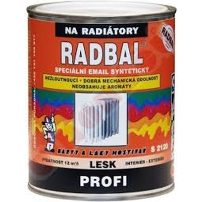 Barvy A Laky Hostivař Radbal S2119 speciální barva na radiátory, bílá, 375 ml – Hledejceny.cz