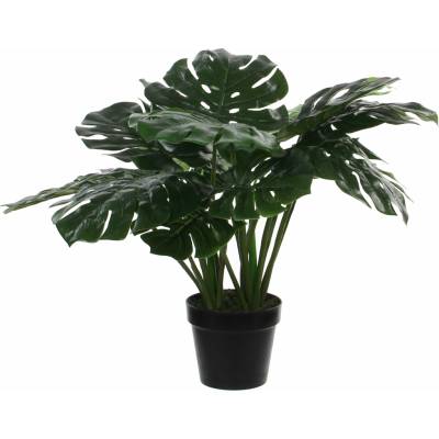 Mica Decorations Slídové dekorace Monstera umělá rostlina - H60 x Ø80 cm