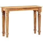 vidaXL Console Table 110x35x77 cm Solid Mango Wood - Untranslated (282863)