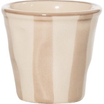 Zafferano Чаша халба Lido раирана 70 мл пясъчен цвят (RIG0007)