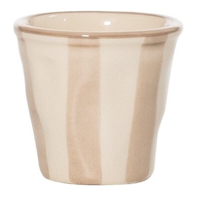 Zafferano Чаша халба Lido раирана 70 мл пясъчен цвят (RIG0007)