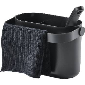 Zone Denmark Органайзер за аксесоари за мивка Circular черен 3 части (26728)